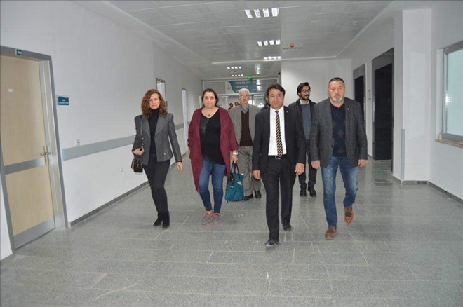 CHP Heyeti yeni hastanede incelemelerde bulundu
