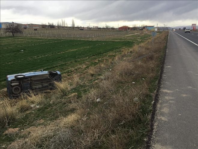 Takla Atan Araç Sürücüsü Yaralandı | aksaray haberleri | aksarayhaber68