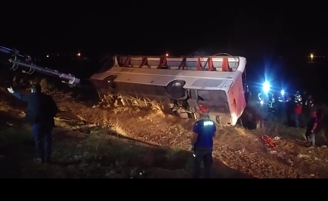 Aksaray´da feci otobüs kazası 6 ölü 44 yaralı