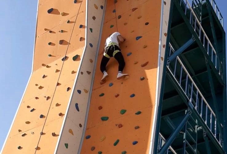 Spor Bilimleri Fakültesi öğrencileri tırmanma eğitiminden geçti