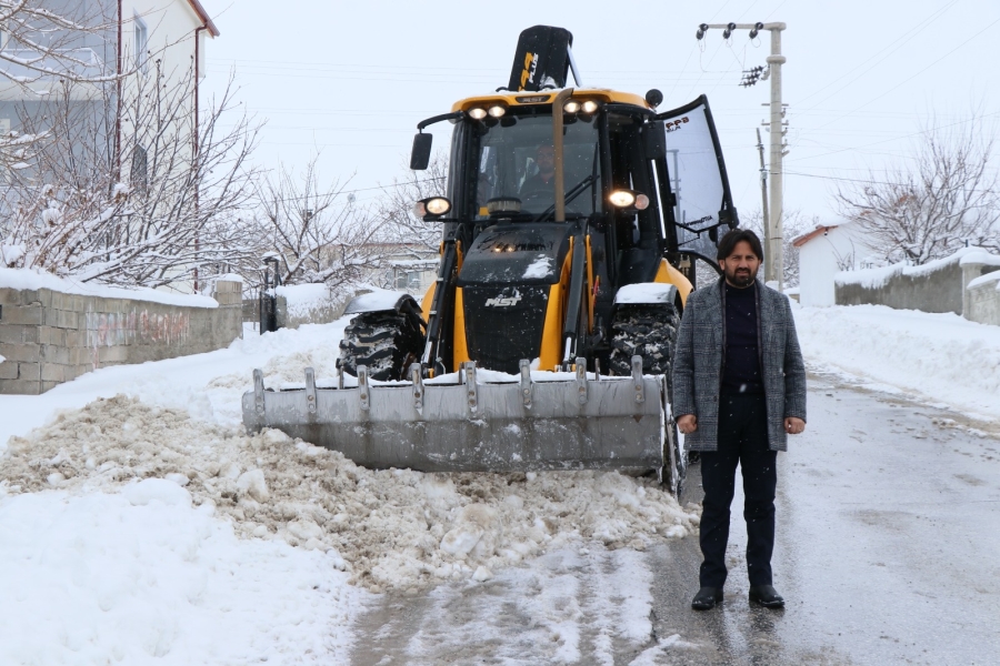 Ortaköy ilçesi son 20 yılın en çok kar yağışını aldı