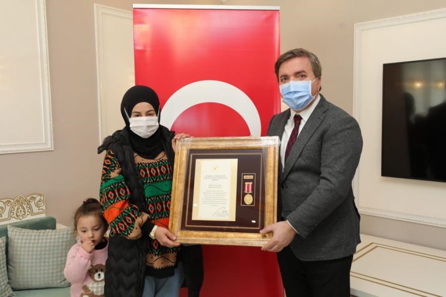 Şehit Ailelerine Devlet Övünç Madalyası Tevcih Töreni