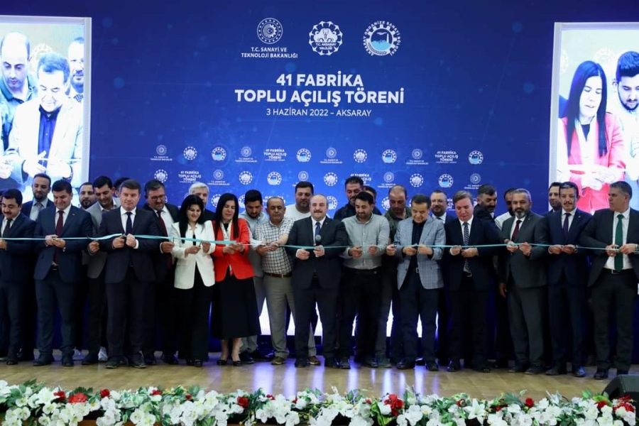 Bakan Varank, Aksaray’da yatırım değeri 800 milyon TL’yi bulan 41 tesisin toplu açılışını yaptı