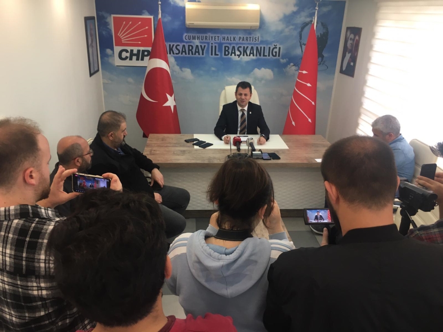 CHP İl Başkanı Ertürk: AK Parti heyeti Aksaray