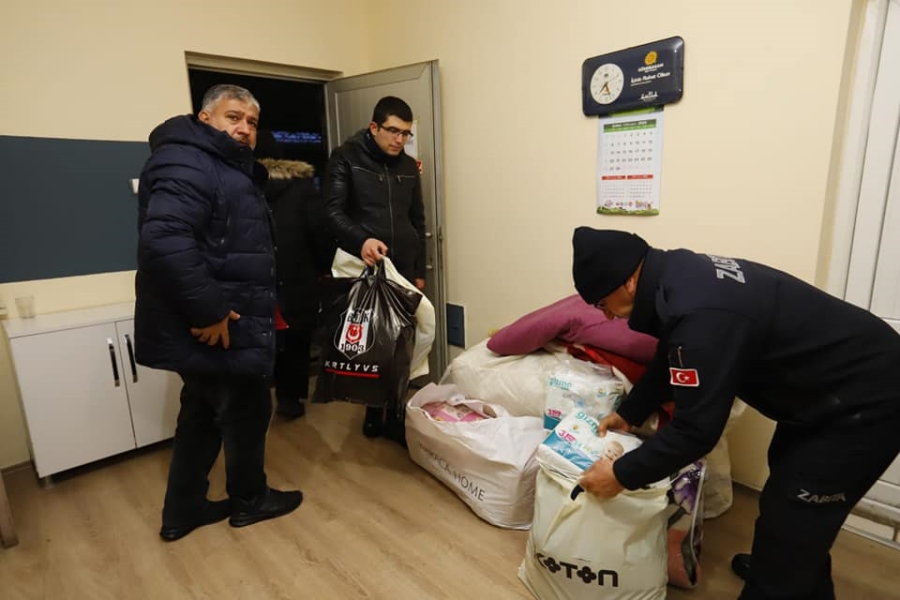Aksaray Belediyesi depremzedeler için yardım kampanyası başlattı 