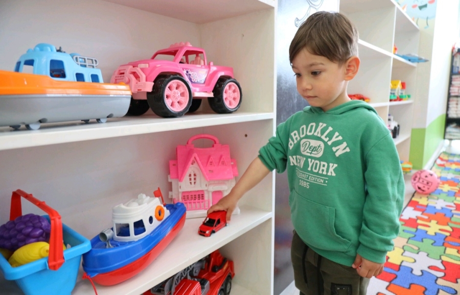 Çocuk aktivite merkezi ve oyuncak müzesinde 520 çocuğa hizmet veriliyor