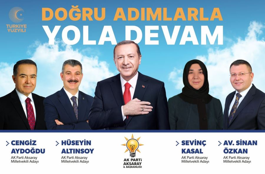 Bir oy Cumhurbaşkanımız Recep Tayyip Erdoğan 