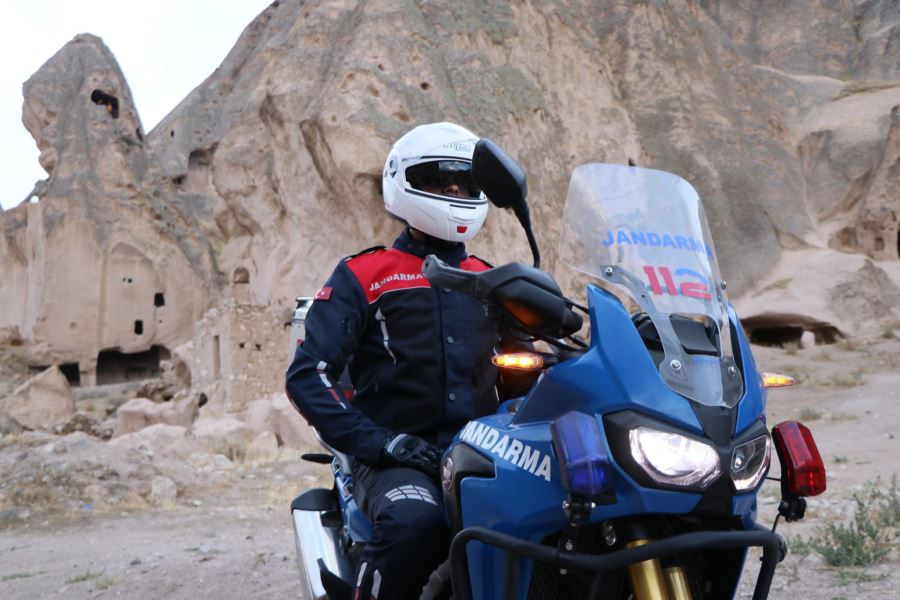 Jandarma Motosikletli Asayiş Timleri Huzur İçin Görev Başında