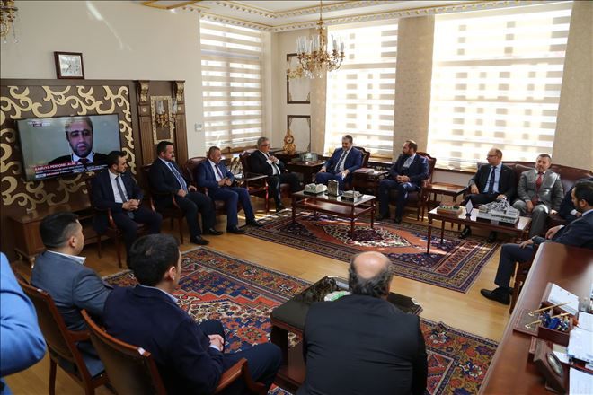 MÜSİAD Genel Başkanı Abdurrahman Kaan Vali Aykut Pekmez´i ziyaret etti