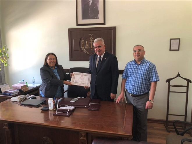 MHP Aksaray Milletvekili Ramazan Kaşlı Mazbatasını aldı