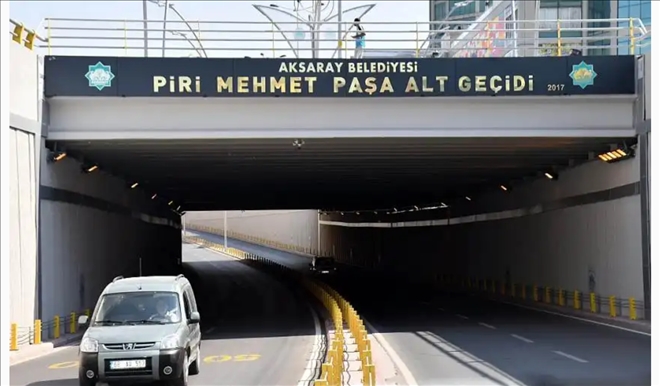 Aksaray Piri Mehmet Paşa Alt Geçidinde EDS Devreye Girdi