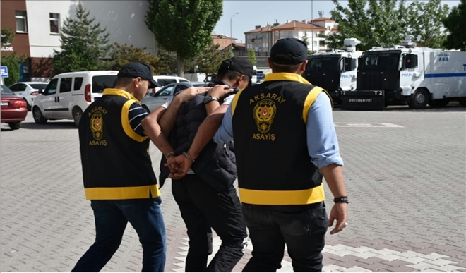 Aksaray´da aranan 2 şahıs yakalanarak tutuklandı