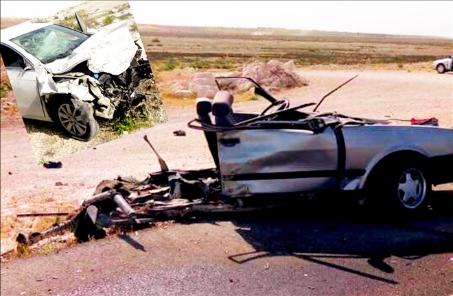 Aksaray´da feci kaza! Otomobil ikiye bölündü: 1´i ağır 2 yaralı