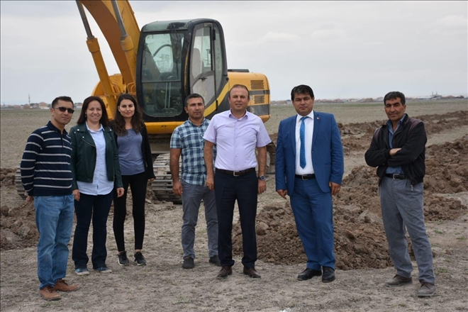 Yenikent Beldesi´nde mera ıslah projesi başladı