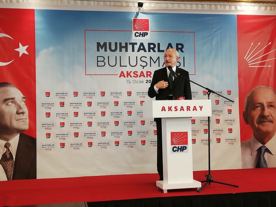 CHP Genel Başkanı Kemal Kılıçdaroğlu Aksaray
