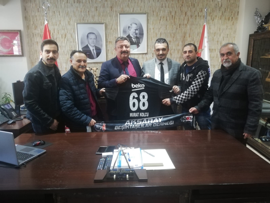 Aksaray Beşiktaşlılar Derneğinden Emniyet Müdürü Kolcu