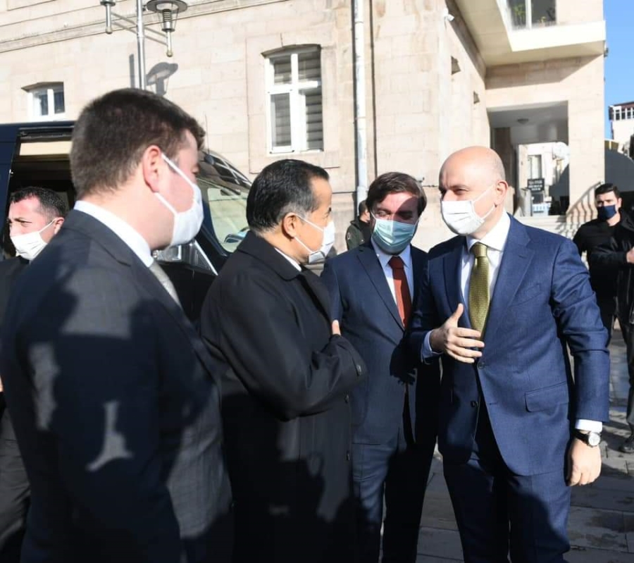 Ulaştırma ve Altyapı Bakanı Adil Karaismailoğlu, Ankara-Niğde otoyolu açılışı için Aksaray