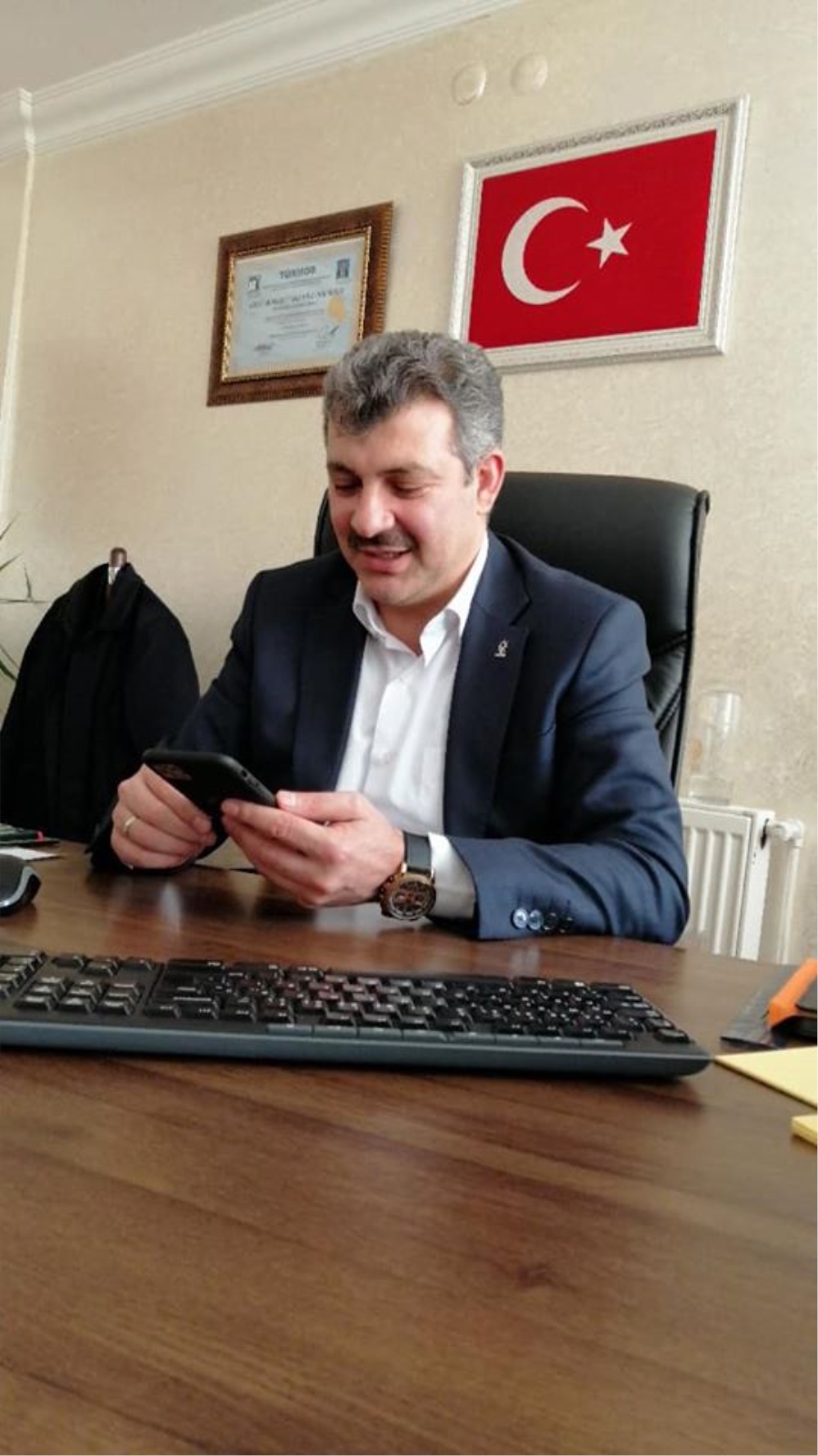 AK Parti İl Başkanı Altınsoy 65 yaş üstü vatandaşları telefonla aradı