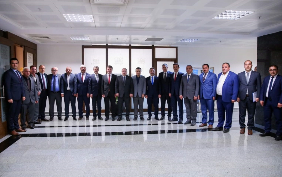 Aksaray heyeti, Sanayi ve Teknoloji Bakanı Mustafa Varank’ı ziyareti etti