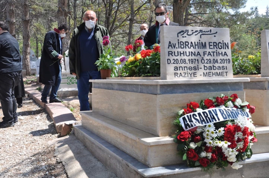 Meslek Şehidi Avukat İbrahim  Ergin Mezarı Başında Anıldı