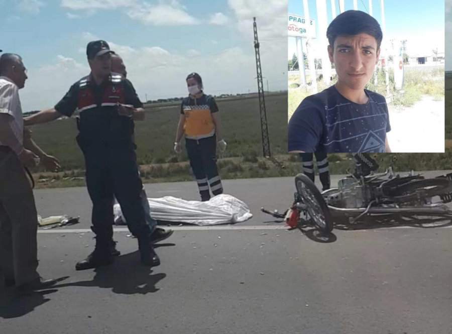 Traktöre çarpan motosiklet sürücüsü hayatını kaybetti