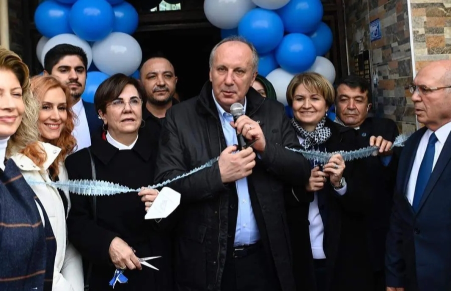 Memleket Partisi Genel Başkanı Muharrem İnce, partisinin Aksaray İl Başkanlığının açılını yaptı