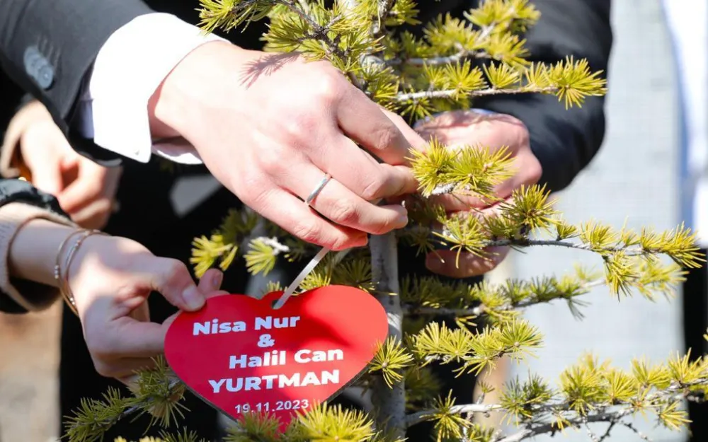 Aksaray’da ‘Evlilik Hatıra Ormanı’ projesi başlatıldı