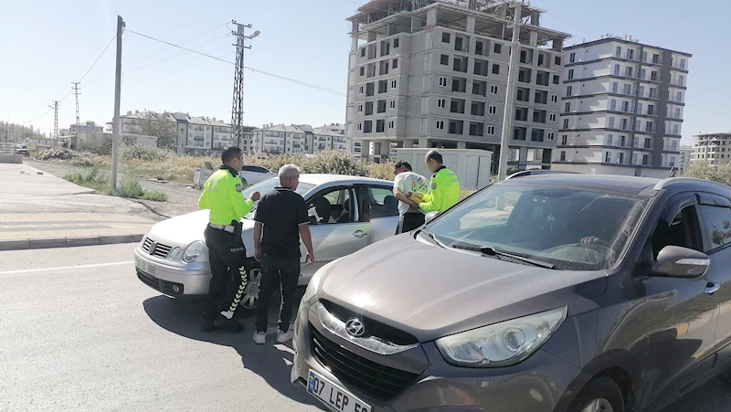 Polisten kaçmaya çalışan otomobil sürücüsü alkollü çıktı