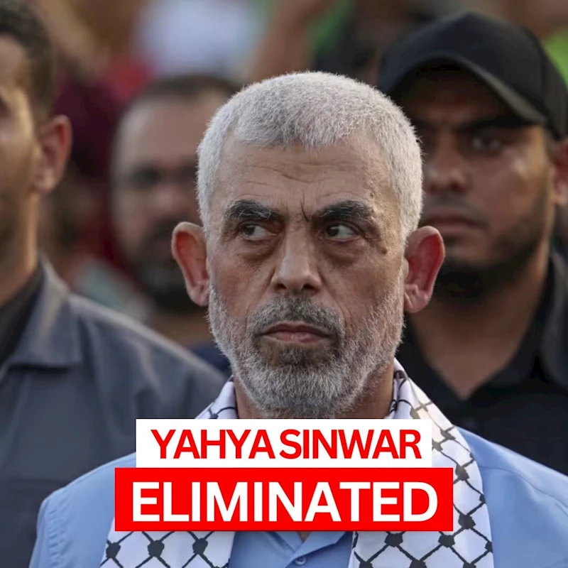 İsrail: Hamas lideri Yahya Sinvar öldürüldü