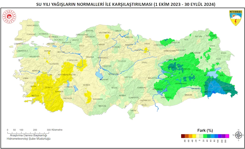 Yağışlar en fazla Doğu Anadolu