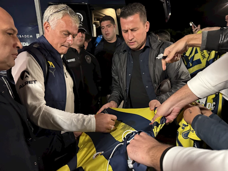 Fenerbahçe kafilesi Samsun