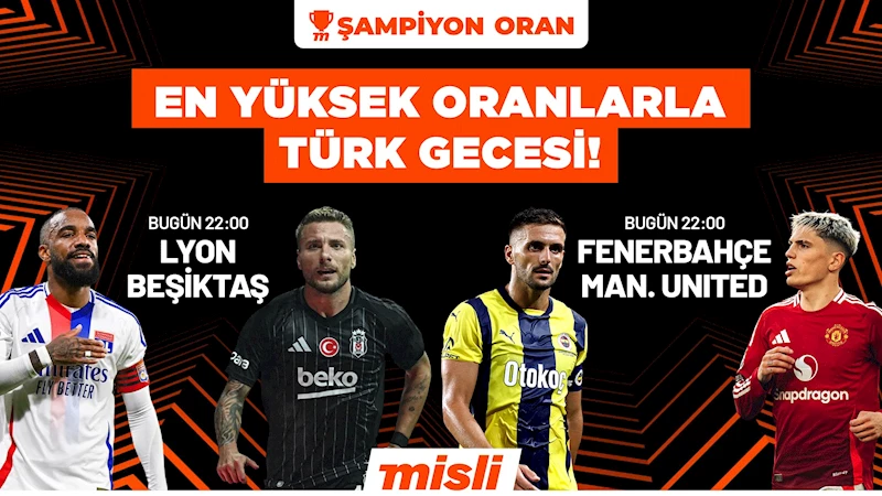 Avrupa’da Türk gecesi: Fenerbahçe ve Beşiktaş sahnede