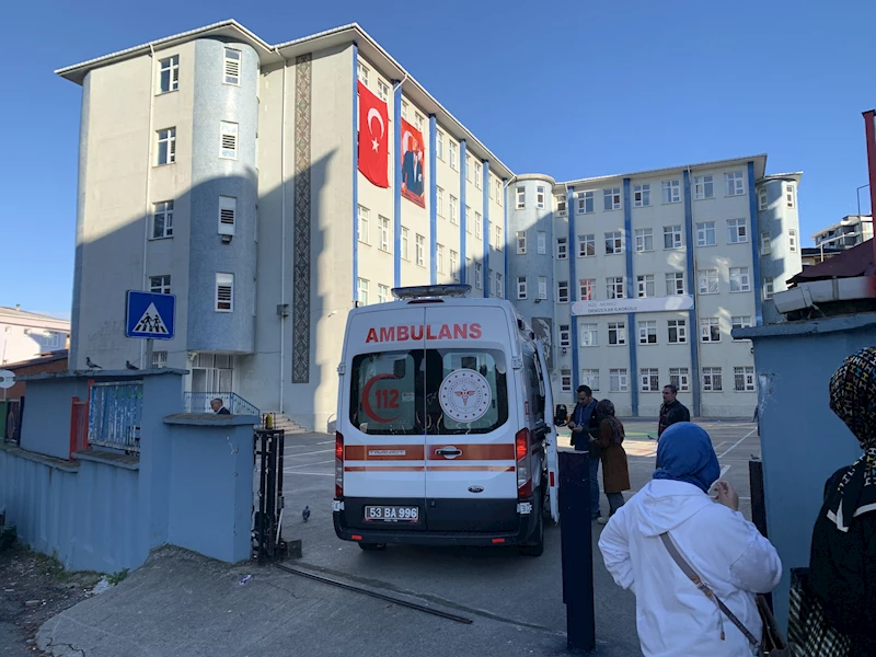 Yaya geçidinde hafif ticari aracın çarptığı öğrenci yaralandı