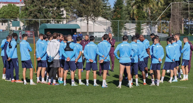 Trabzonspor’da Fenerbahçe maçı hazırlıkları devam etti