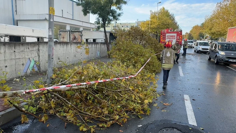 İstanbul-Avcılar’da fırtına nedeniyle binanın çatısı uçtu