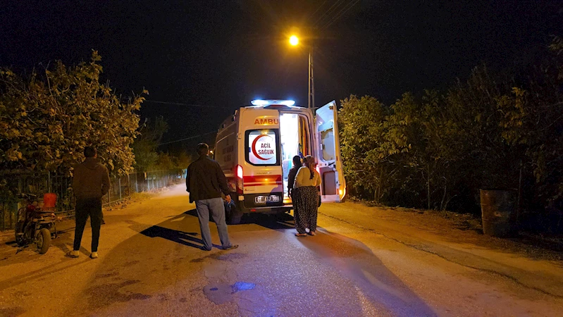 Kozan’da sobadan çıkan yangında bir kişi dumandan etkilendi