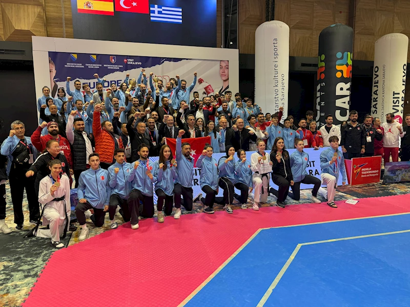 Türkiye, Avrupa Ümitler Taekwondo Şampiyonası’nda takım halinde şampiyon oldu