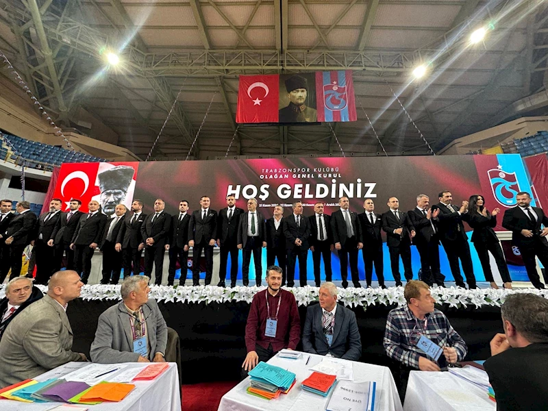 Trabzonspor’da yeniden başkanlığa seçilen Ertuğrul Doğan