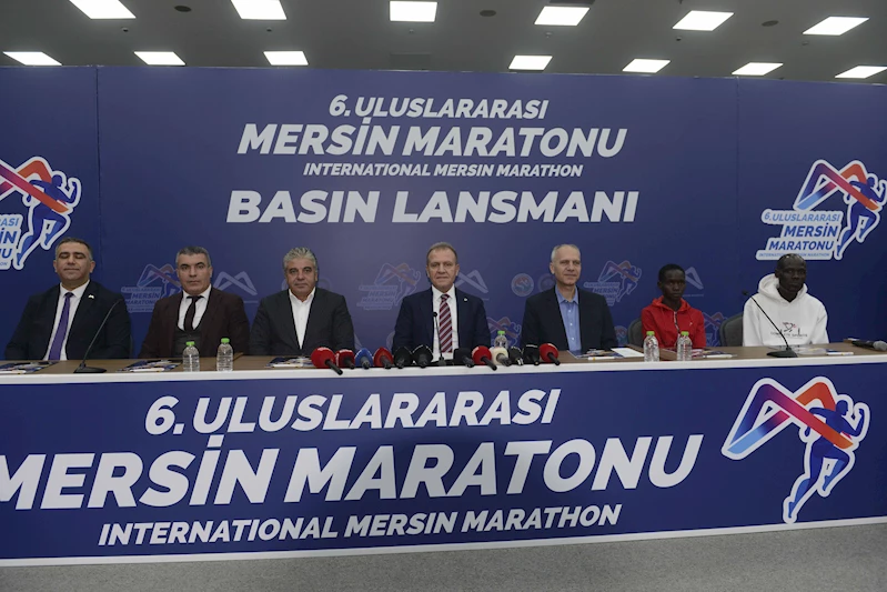 6. Uluslararası Mersin Maratonu’nun basın lansmanı gerçekleşti