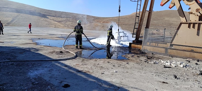 Batman’da petrol kuyusunda çıkan yangın söndürüldü