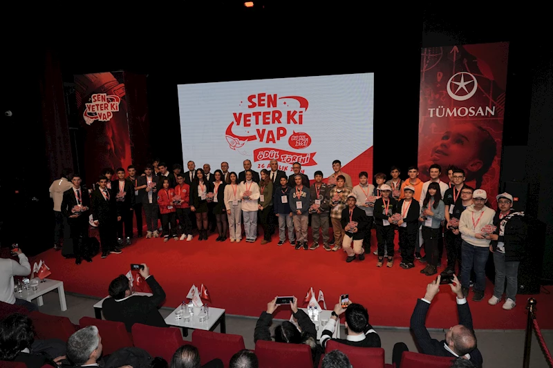 Genç mucitler ‘Sen Yeter Ki Yap’ yarışmasında ödüllerine kavuştu 