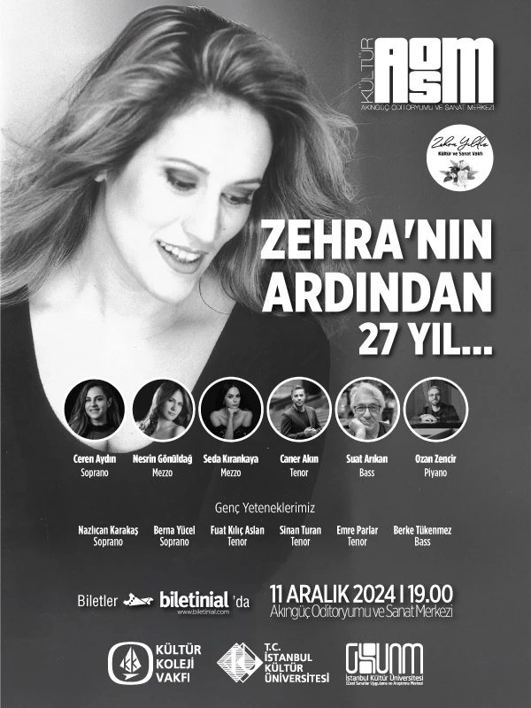 Soprano Zehra Yıldız için İKÜ’de anma konseri