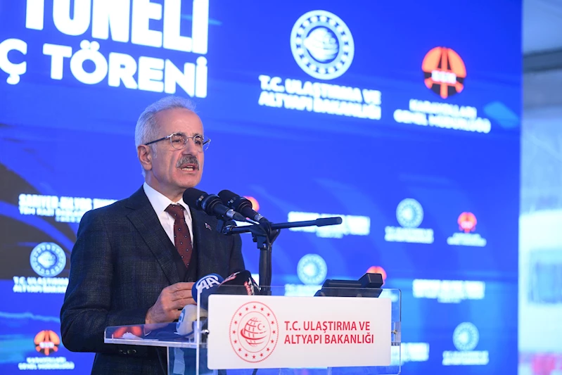 İstanbul- Bakan Uraloğlu: Seyahat süresi 5 dakikaya inecek, yıllık toplam 2,1 milyar lira tasarruf edeceğiz