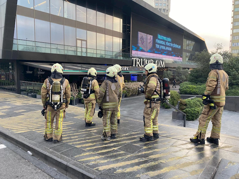 İstanbul- Şişli’de AVM’de çıkan yangın söndürüldü