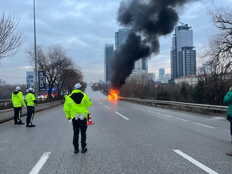 Lüks cip dakikalar içinde kül oldu; o anlar kamerada