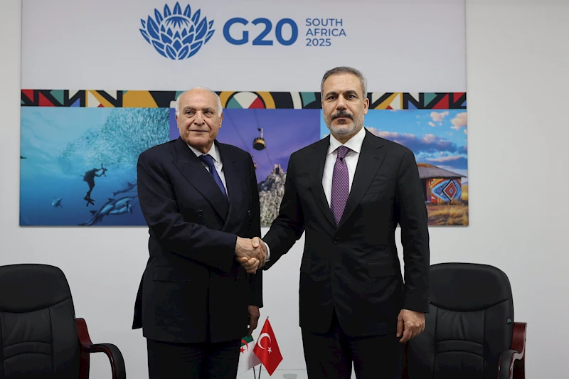 Bakan Fidan, Cezayirli mevkidaşı Attaf ile görüştü