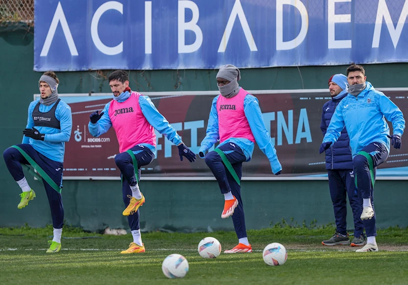 Trabzonspor’da, Gaziantep FK maçı hazırlıkları devam ediyor