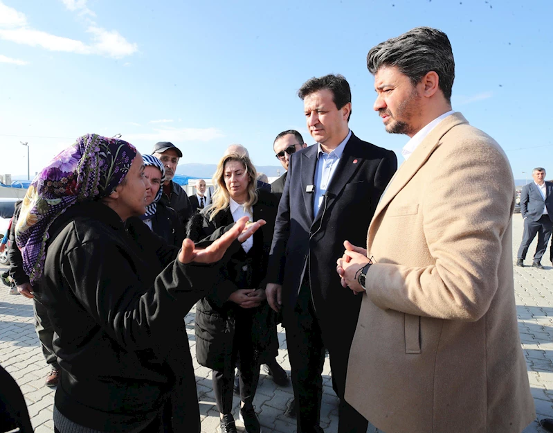 Saadet Partisi Başkanı Arıkan’dan deprem bölgesi ziyareti