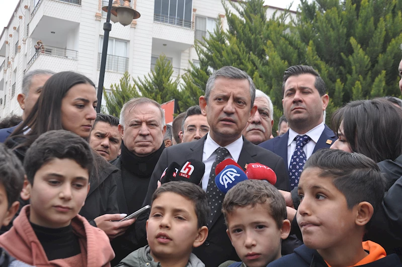 HATAY - CHP Genel Başkanı Özgür Özel Hatay