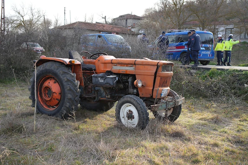 Edirne’de devrilen traktörün altında kalan çiftçi öldü